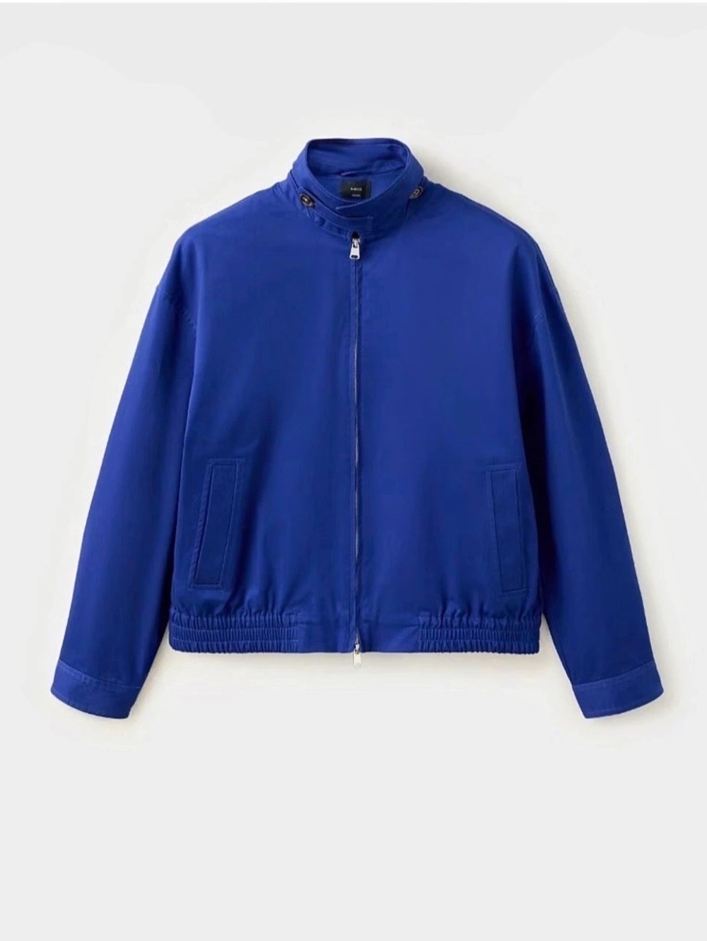 Mango x Hailey Bieber Cobalt Blue Oversized Cotton Jacket Size 4